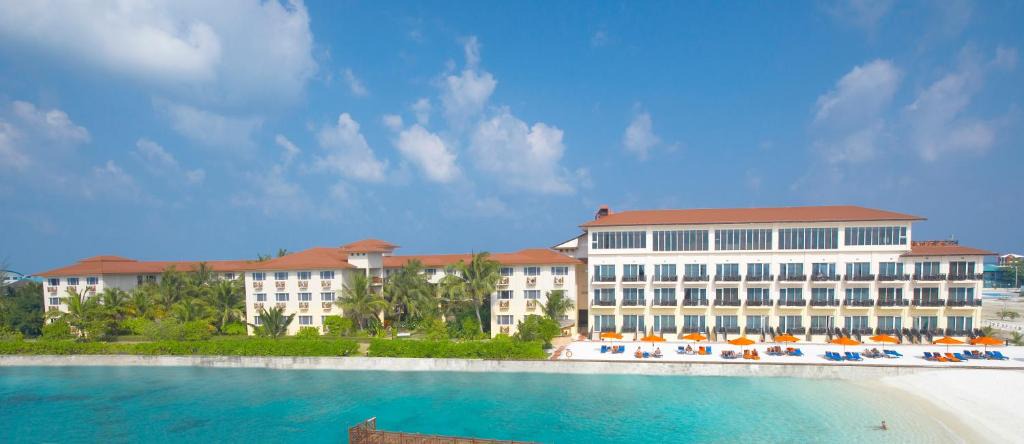 Hulhule Hotel | Hulhule Island Hotel- Private Beach Access & Airport Pick-up and Drop
