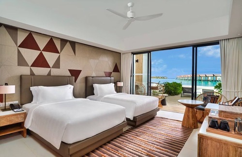 Farukolhufushi Island Hotel | Hard Rock Maldives – Twin Bed Beach Studio with Ocean Access