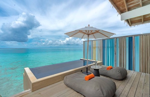 Farukolhufushi Island Hotel | Hard Rock Maldives, Diamond Overwater Pool Villa, Lagoon Access, Pool