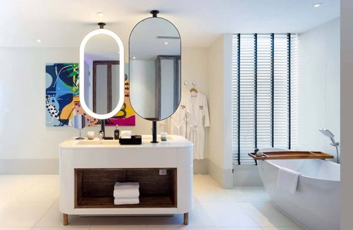 Farukolhufushi Island Hotel | Hard Rock Maldives, Platinum Overwater Villa, Terrace, Lagoon Access