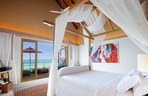 Farukolhufushi Island Hotel | Rock Star Overwater Villa, Hard Rock Hotel, Outdoor Deck, 2 Bedrooms