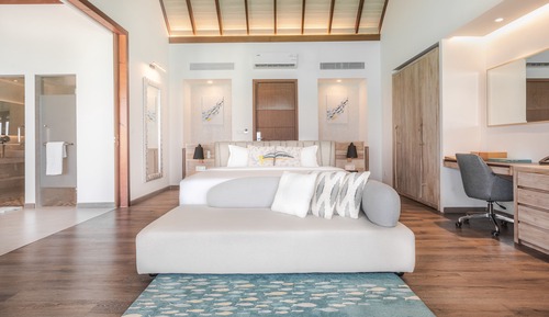 Water villa with Jacuzzi with Free access to sea plane lounge on Arrival