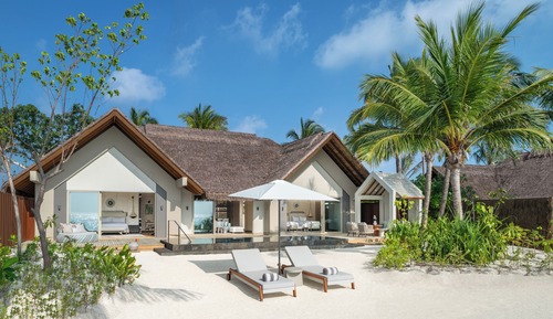 Villa, 2 Bedrooms, Beach View