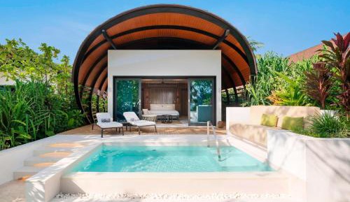 	 Deluxe Beach Villa with Pool Access, 1 King Bed